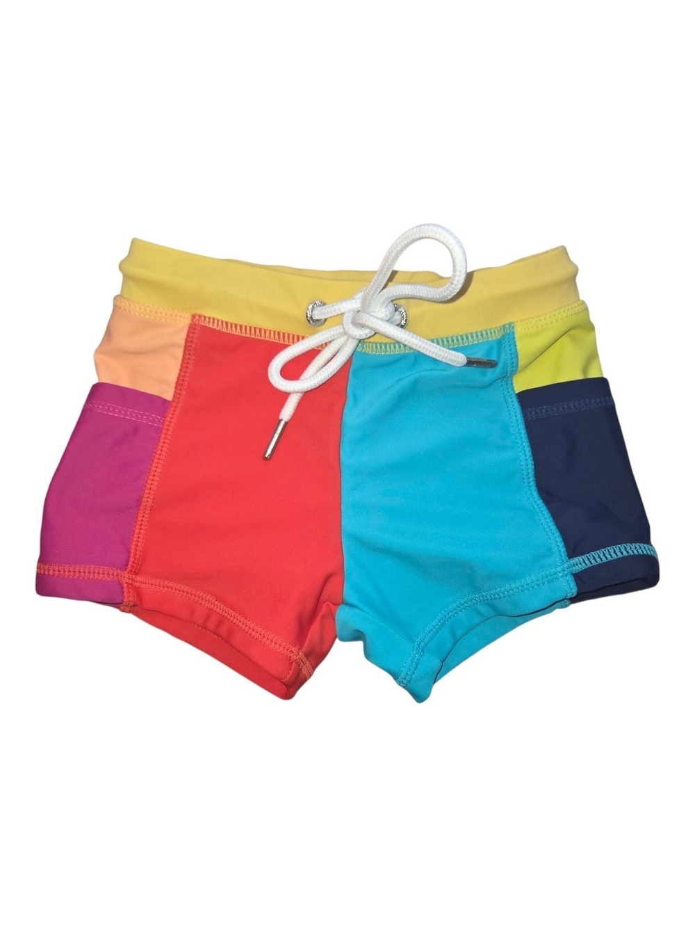 Colorblock Swim Shorts - Multicolor